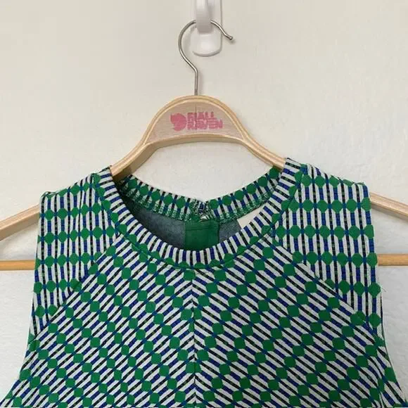 Anthropologie Maeve Dress A-Line Back Zip Sleeveless Jacquard Knit Women Medium - Picture 6 of 16